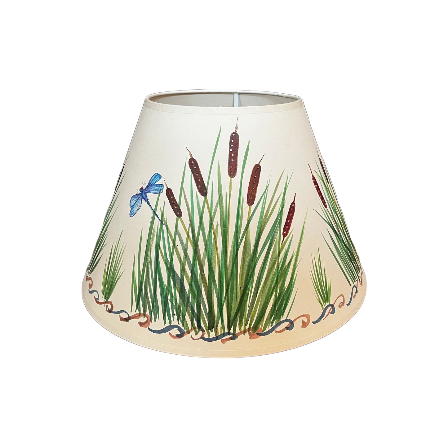 Bulrushes lampshade - 14"